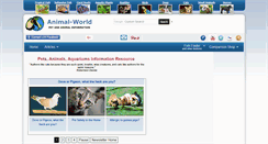 Desktop Screenshot of animal-world.com